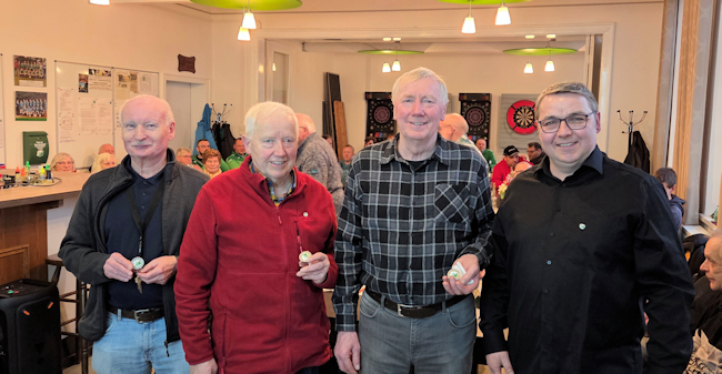 Geehrte auf der JHV der SG Bookhorn